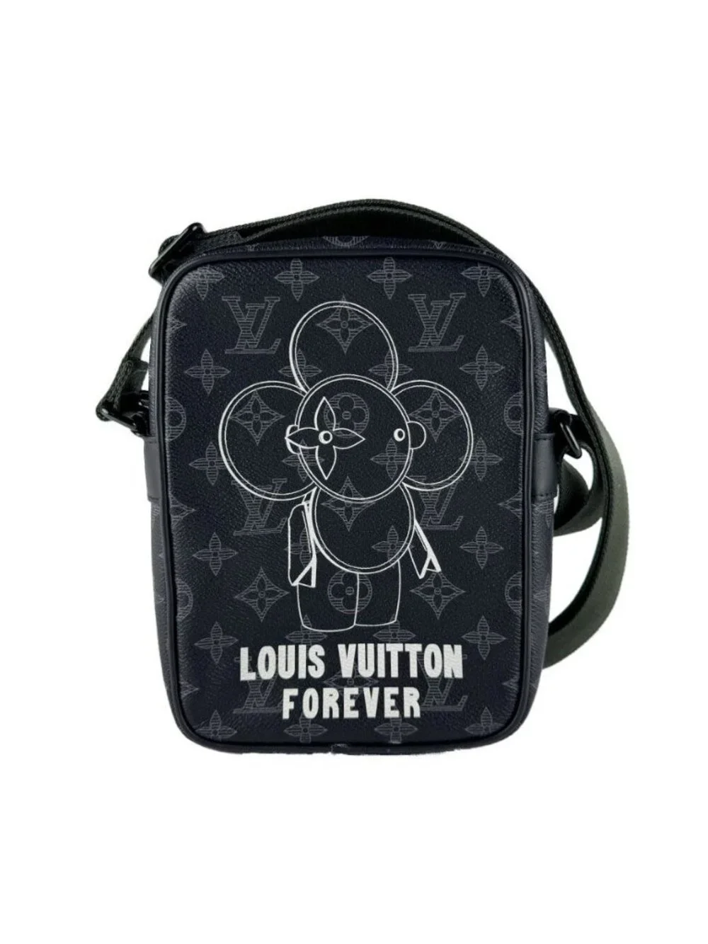 Louis Vuitton Crossbody Shoulder Bag Monogram Eclipse Vivienne Danube PM